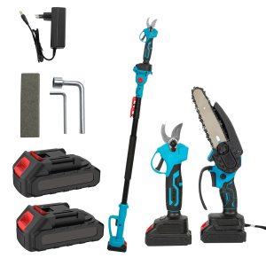 3-in-1 Elektrische Astschere & Kettensäge mit Teleskopstange – kompatibel mit Makita 18–21V Akkus