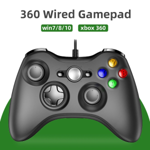 Kabelgebundenes Xbox 360 Gamepad für PC & Xbox 360