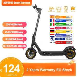 AOVOPRO E-Scooter 2025 mit App-Steuerung – 500W Motor, 45 km Reichweite
